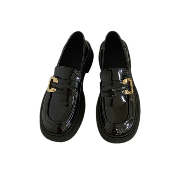 Női bőr - csatos cipő