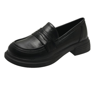 Vienkrāsaini sieviešu eko ādas apavi