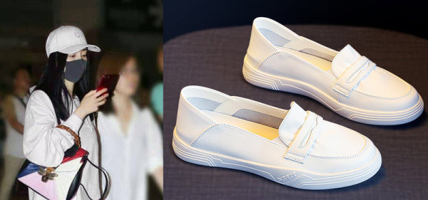 Ženske cipele za slobodno vrijeme s ravnim potplatom od eko kože