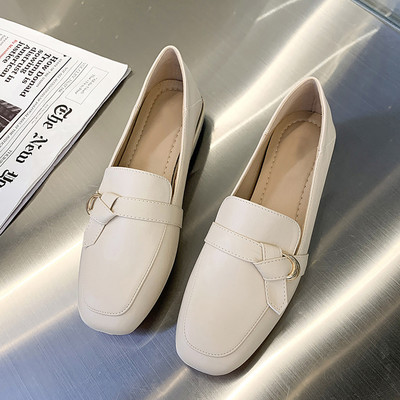 Női alacsony sarkú eko bőr alkalmi cipő