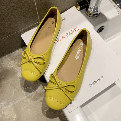 Női cipő szalaggal több színben