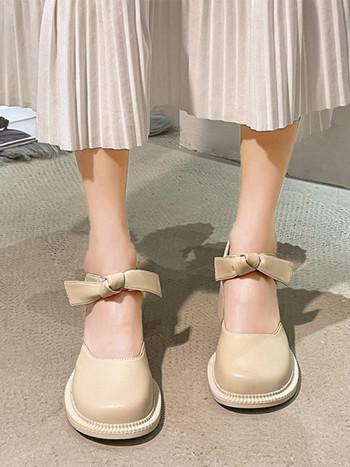 Дамски обувки с ток ежедневен модел