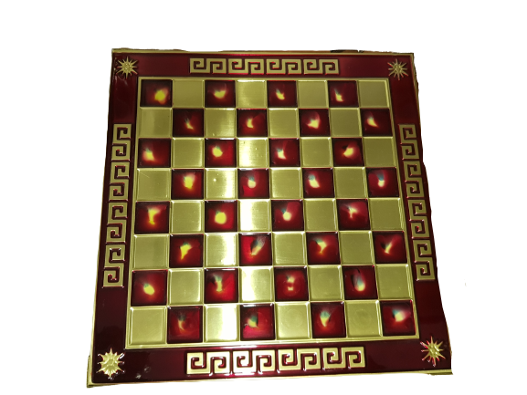 Шах Ahelos, Херкулес, Метален, 25х25 см