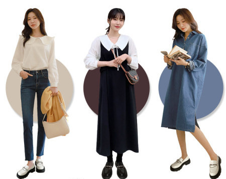 Női mokaszin típusú cipő eko bőrből, fém elemekkel és sarokkal