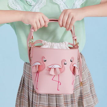 Παιδική έκο δερμάτινη τσάντα με τρισδιάστατο στοιχείο για κορίτσια