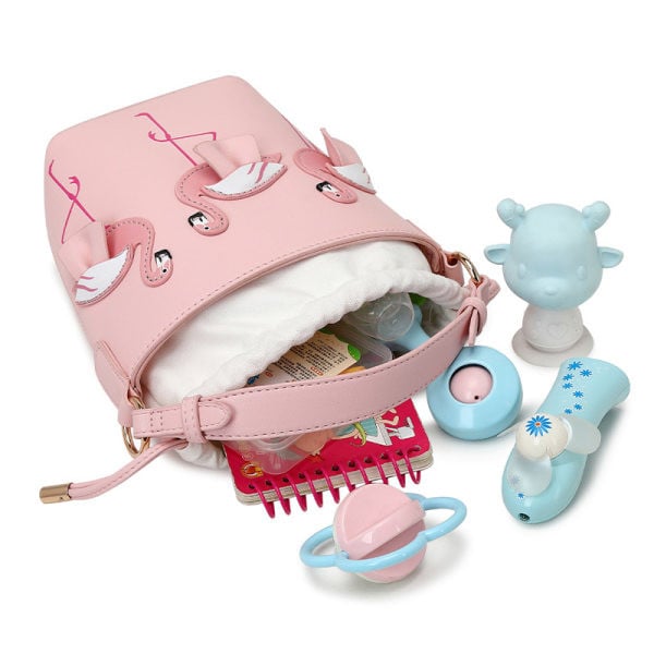 Παιδική έκο δερμάτινη τσάντα με τρισδιάστατο στοιχείο για κορίτσια