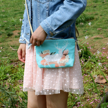 Casual παιδική τσάντα με διαφορετικό print για κορίτσια