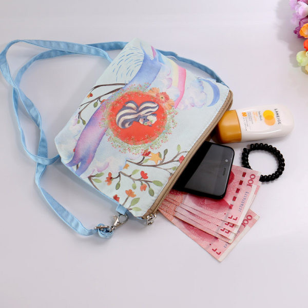 Ležerna dječja torba s drugačijim printom za djevojčice