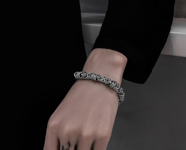 Vīriešu tērauda rokassprādze