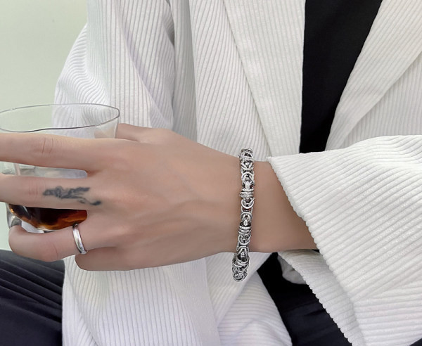 Vīriešu tērauda rokassprādze