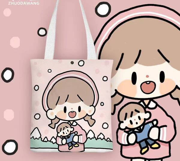 Színes gyerektáska 3D alkalmazással