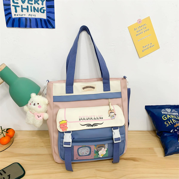 Vászon gyerektáska medve medállal