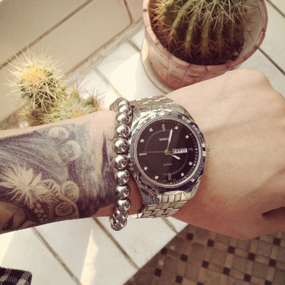 Vīriešu titāna tērauda rokassprādze - divi modeļi