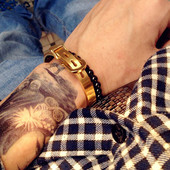 Alkalmi férfi karkötő két színben