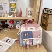 Vízálló gyerek hátizsák zsebbel és rátéttel