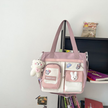 Детска чанта с надпис и дръжка 