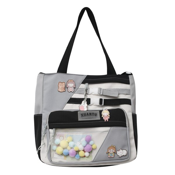 Textil gyerektáska több rekesszel - fiúknak és lányoknak