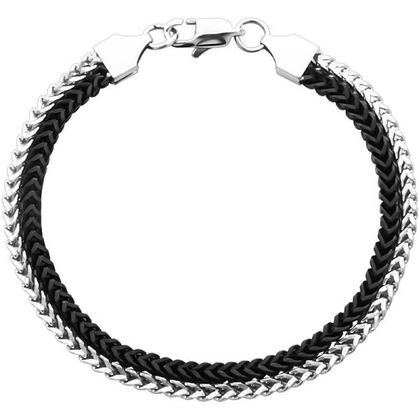 Vīriešu rokassprādzes ikdienas modelis izgatavots no titāna tērauda