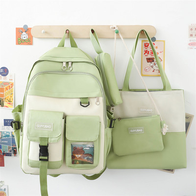 Vaikiškas keturių krepšių rinkinys mergaitėms arba berniukams