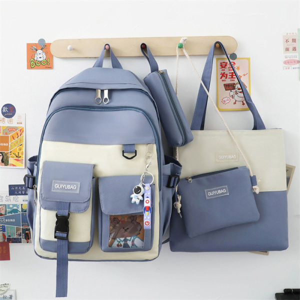 Vaikiškas keturių krepšių rinkinys mergaitėms arba berniukams