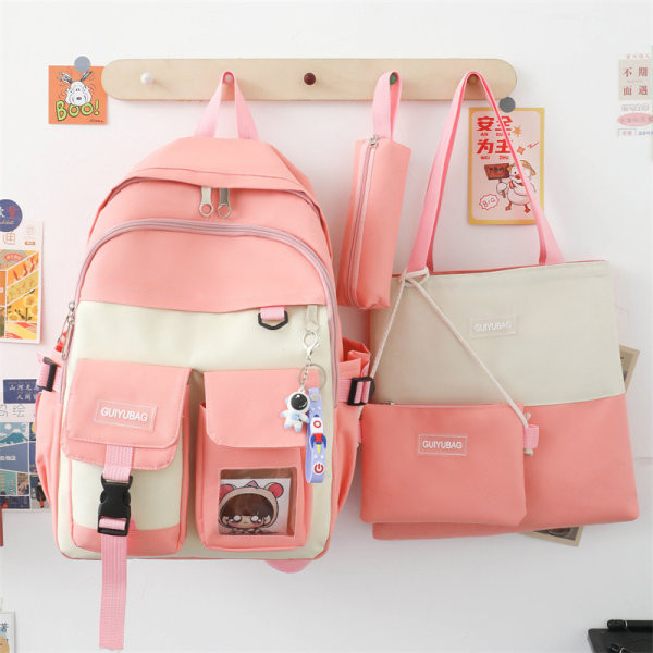 Vaikiškas keturių krepšių rinkinys mergaitėms arba berniukams