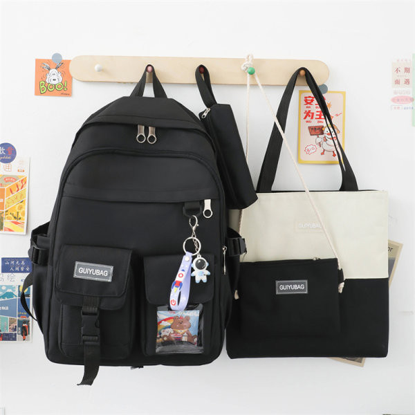 Vaikiškas keturių krepšių rinkinys mergaitėms arba berniukams