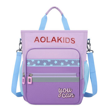 Нов модел платнена детска чанта с надпис за момичета