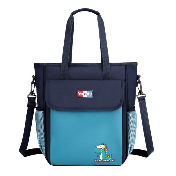 Bērnu soma ar lielu kabatu un rokturi