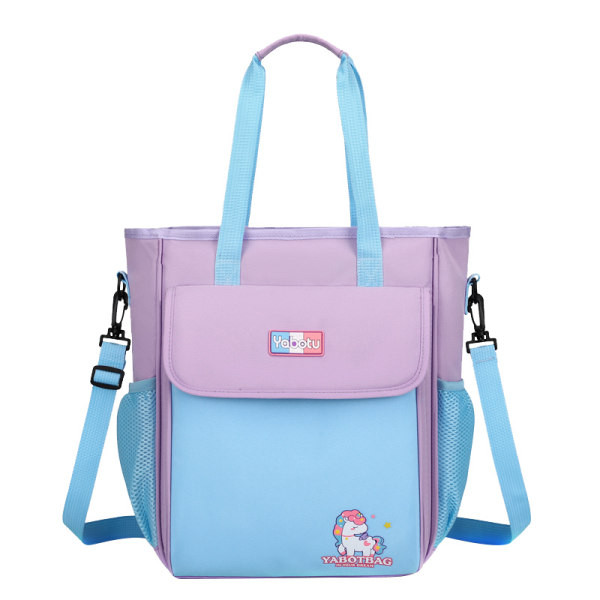 Bērnu soma ar lielu kabatu un rokturi