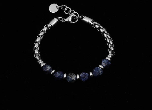 Jauna modeļa vīriešu rokassprādze ar krellēm