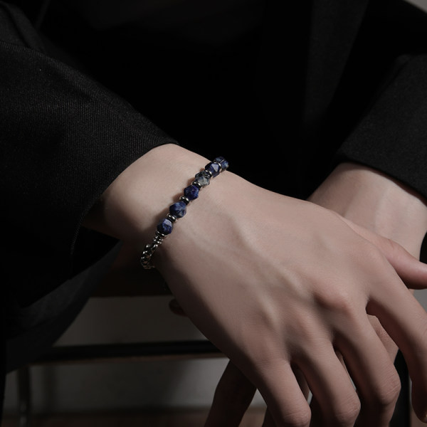 Jauna modeļa vīriešu rokassprādze ar krellēm