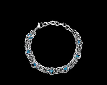 Muška narukvica s kamenčićima u boji