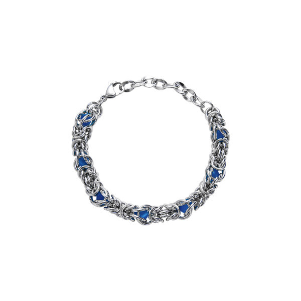 Muška narukvica s kamenčićima u boji