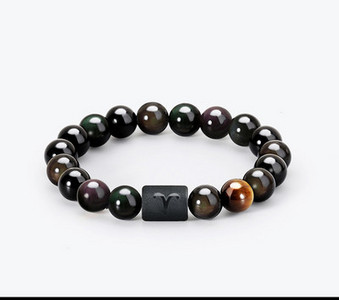 Muška narukvica s perlama za svaki horoskopski znak