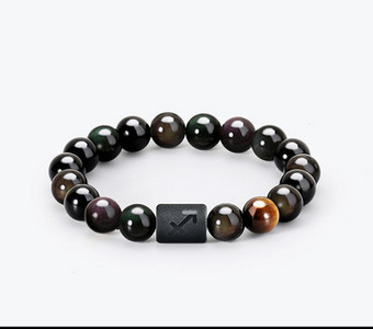 Muška narukvica s perlama za svaki horoskopski znak