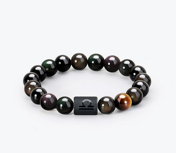 Muška narukvica s perlama za svaki horoskopski znak