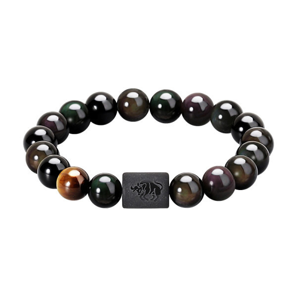 Muška narukvica s perlama za svaki horoskopski znak