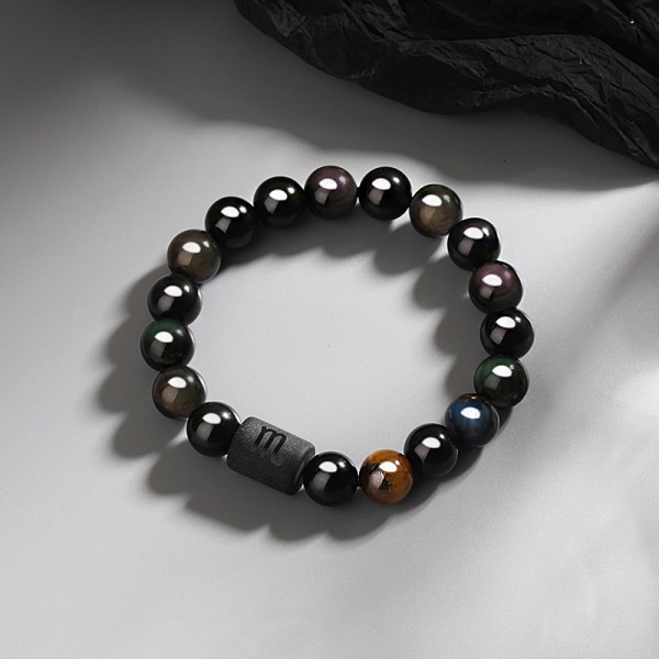 Muška narukvica s perlama za svaki horoskopski znak