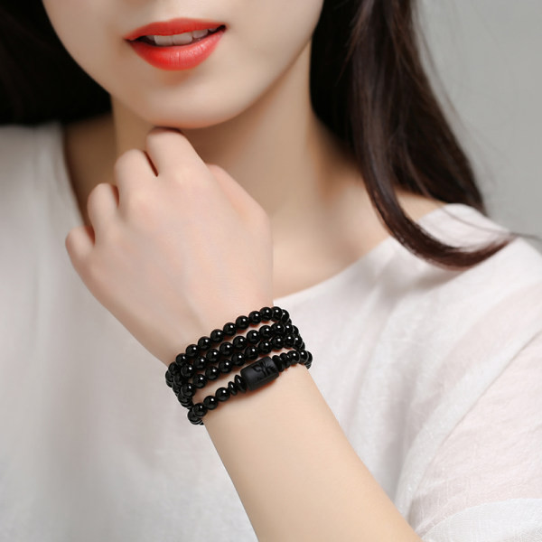 Vīriešu ikdienas rokassprādze ar pērlītēm