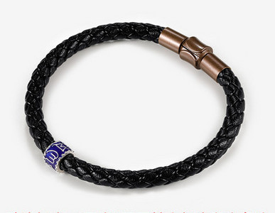 Vīriešu rokassprādzes virve no eko ādas ikdienas modeļa