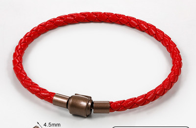 Vīriešu rokassprādzes virve no eko ādas ikdienas modeļa