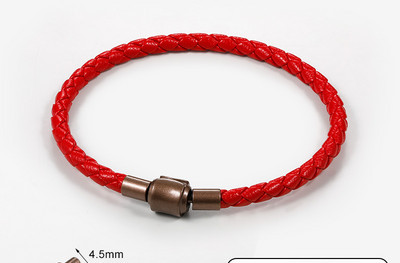 Vīriešu rokassprādzes virve no eko ādas ikdienas modeļa