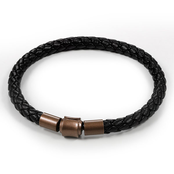 Vīriešu rokassprādzes virve no eko ādas ikdienas modeļa