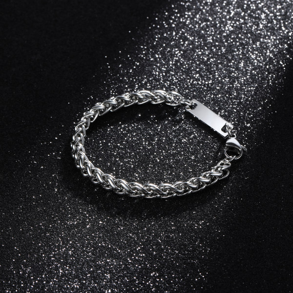 Férfi acél karkötő