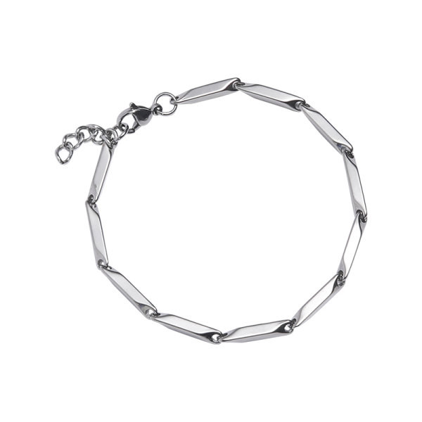 Moderna čelična narukvica za muškarce