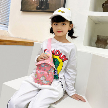 Детска малка раница с принт ежедневен модел