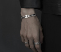 Vīriešu tērauda rokassprādze