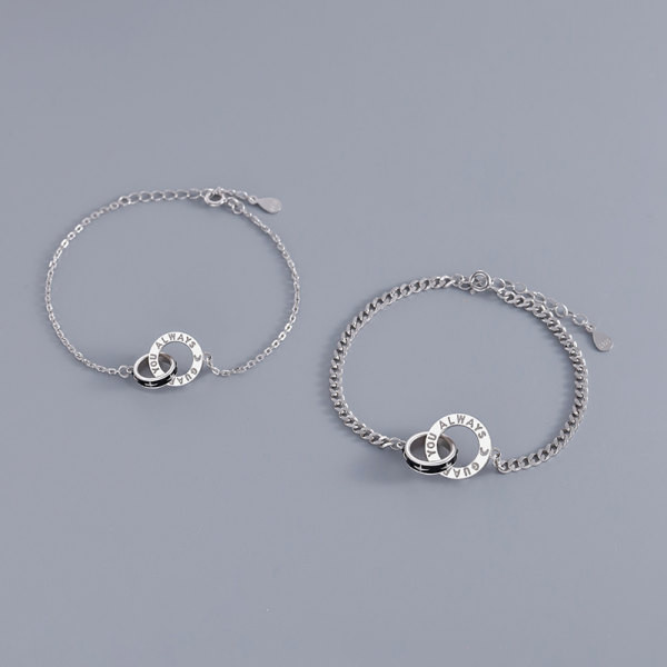 Alkalmi mintás karkötő pároknak