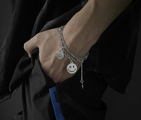 Μοντέρνο ανδρικό βραχιόλι με μενταγιόν διάφορα μοντέλα