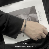 Vīriešu ikdienas akmens rokassprādze